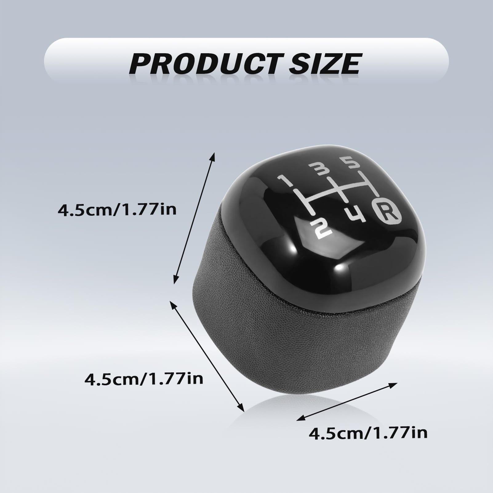 Pomello del cambio specifico compatibile con i modelli Panda III 312 e 319 DIESEL a 5 velocità prodotti tra il 2012 e il 2024 6930024 6930027