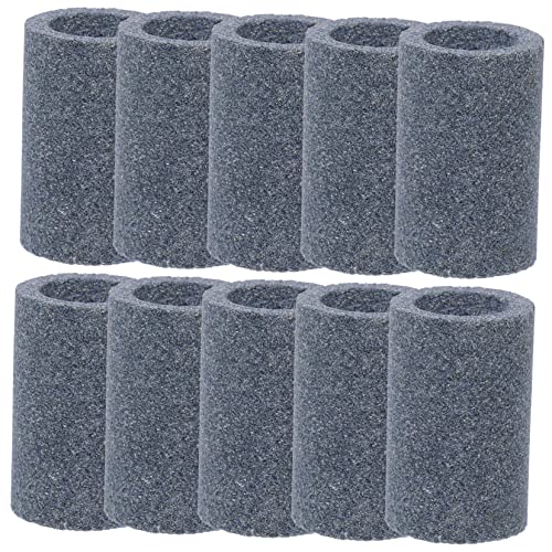 NUOBESTY 10 Piezas Piedra De Moler Bruñido Kit De Piedra De Afilar Molienda Afilado Piedra Para Afilar Piedra De Pulido Piedra De Afilar De Bolsillo Piedra De Molino Gris