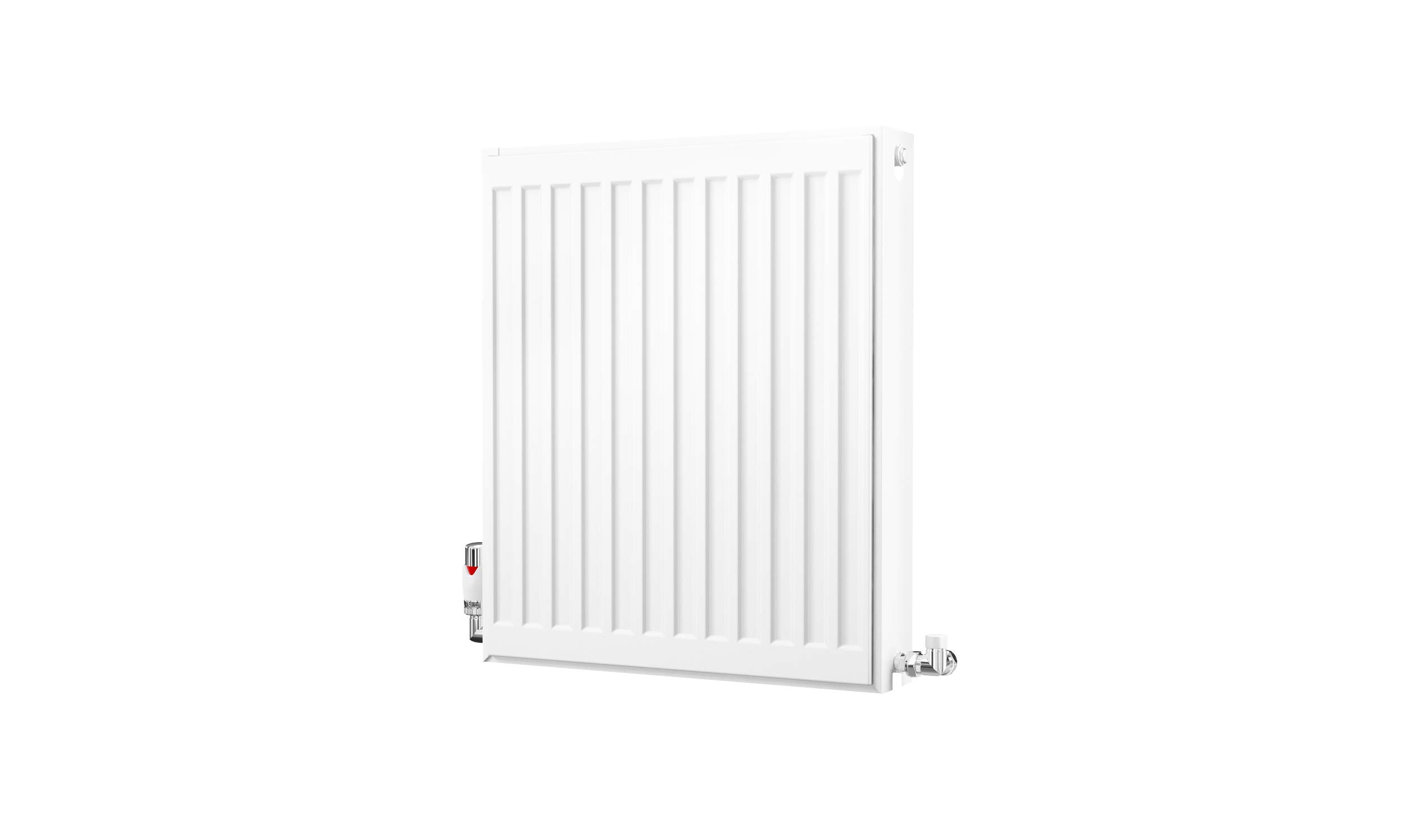 Supaplumb White Kartell Kompact Type 22 Double Panel Double Convector Radiator 600Mm X 500Mm