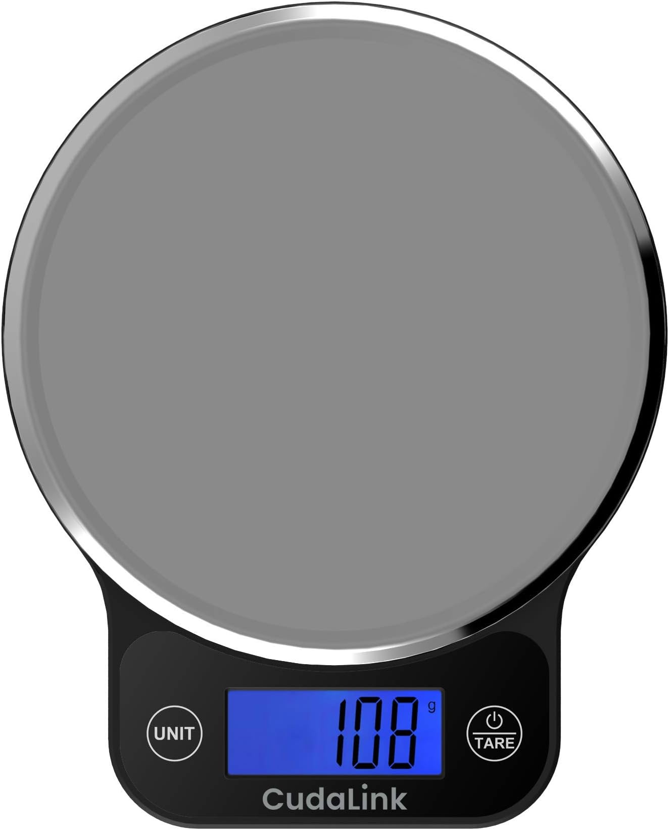 Smart Digital Kitchen Food Scale With Liquid & Volume Measurements | High Precision Strain Gauge Sensors 6kgs/1760z/13lb/6000ml Capacity |Electronic Cooking & Baking Scale with LCD display by CudaLink