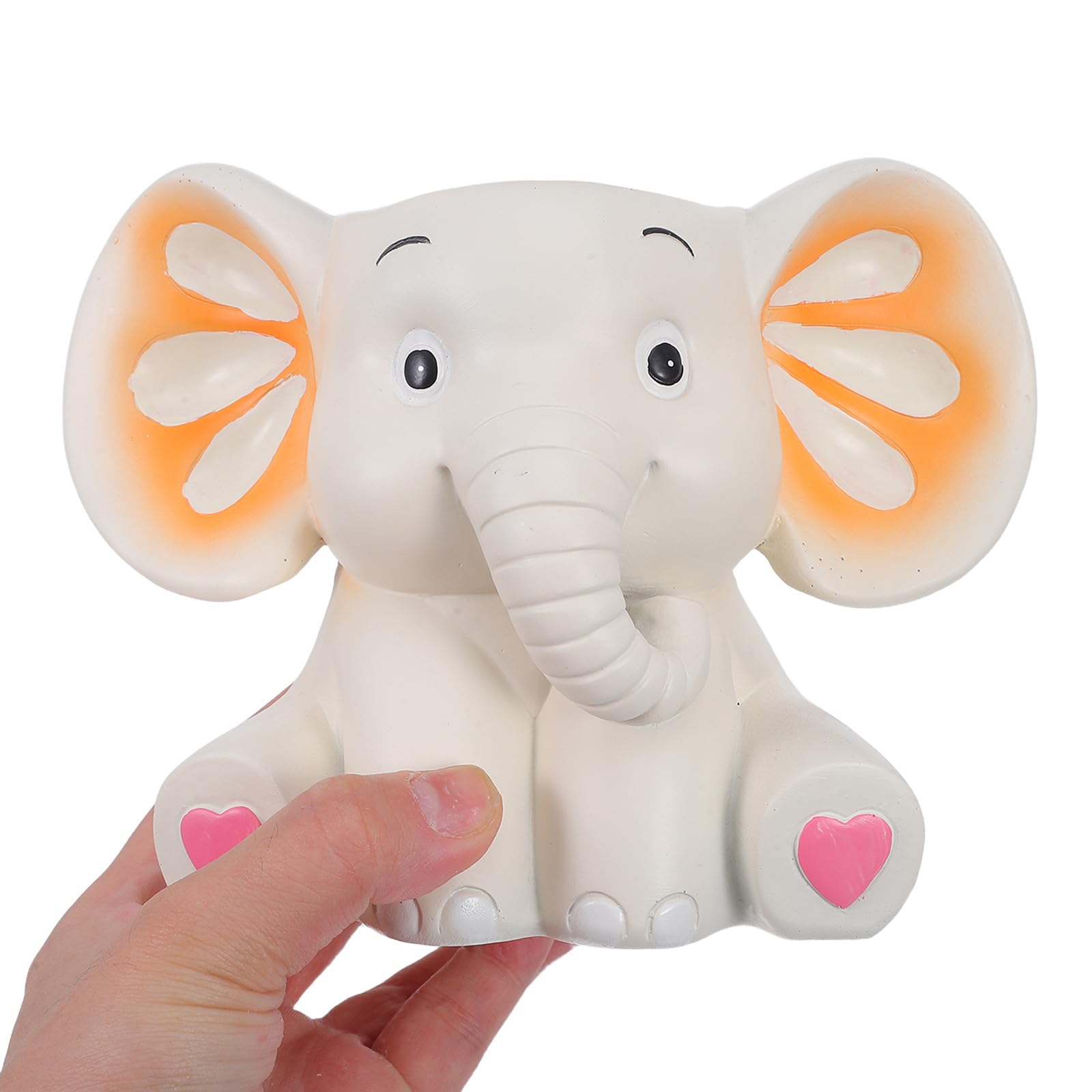 Healeved Portapenne a forma di cartone animato - Organizer decorativo da scrivania a forma di animale per ufficio - Portapenne da scrivania a di elefante, a tema animale, 4,72x4,72x3,93 pollici