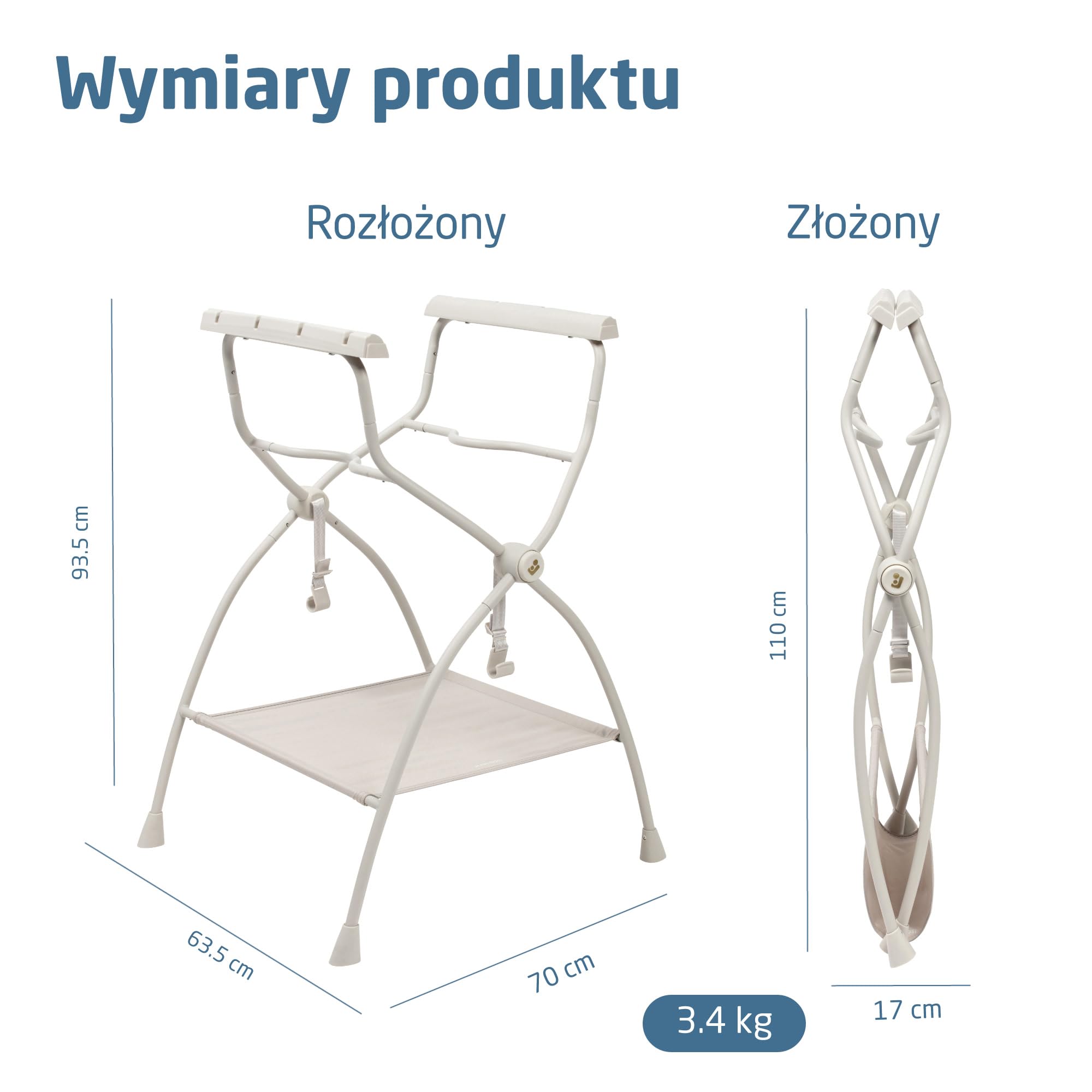 Maxi-Cosi Indigo Stojak, 0-15 Miesięcy, Elegance Beige