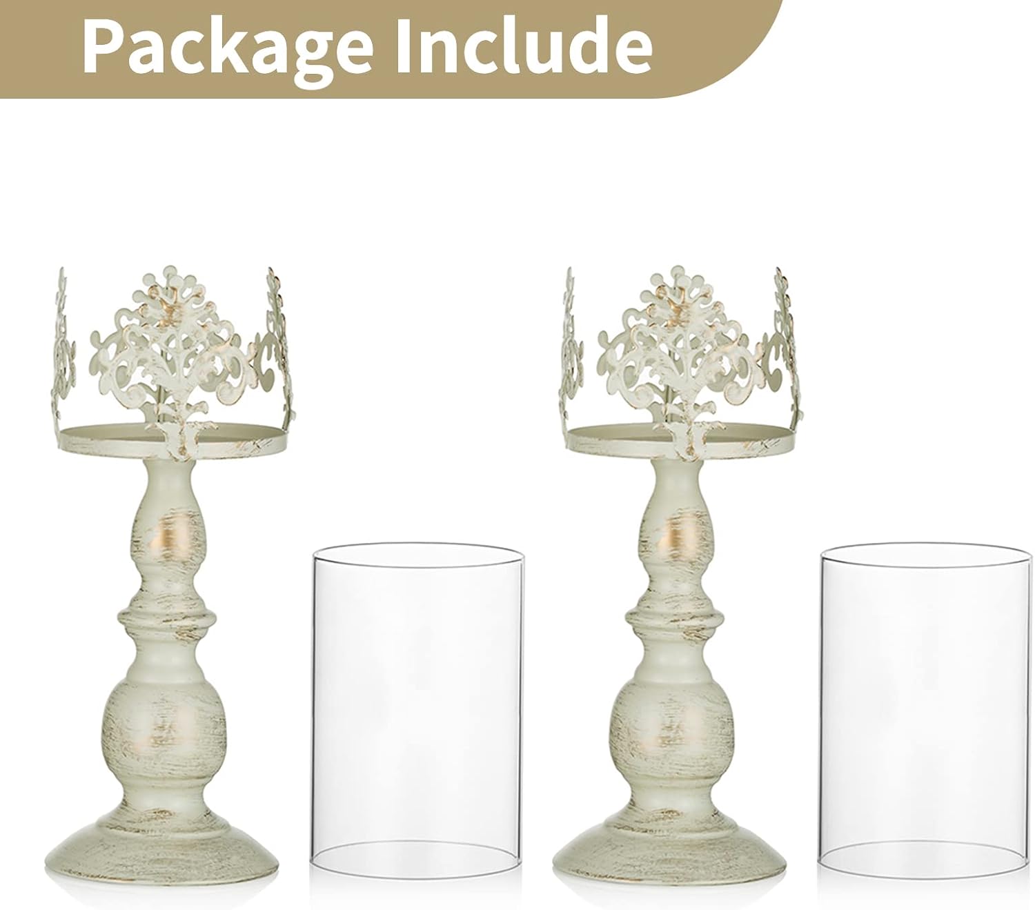 Nuptio Vintage Design Gyertyatartó használatban