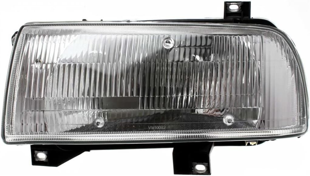 CarLights360 For Volkswagen Jetta Headlight 1993-1999 Passenger Side Bulbs Included DOT Certified VW2503105 | 1HM 941 018 B