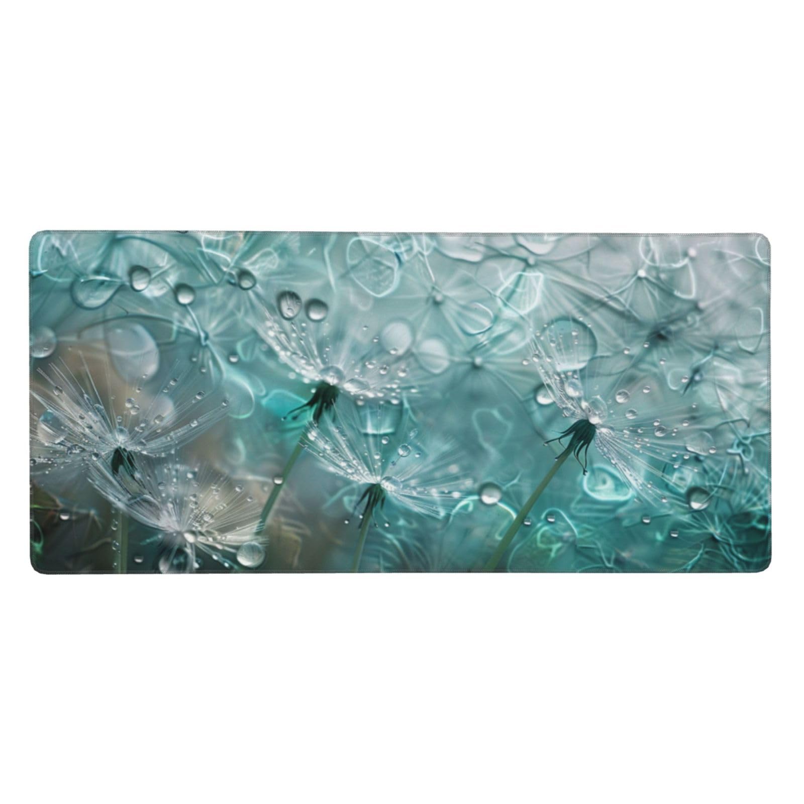 Tapis de Souris XXL 90 x 40 cm, Vert & Pissenlit Tapis de Bureau G680