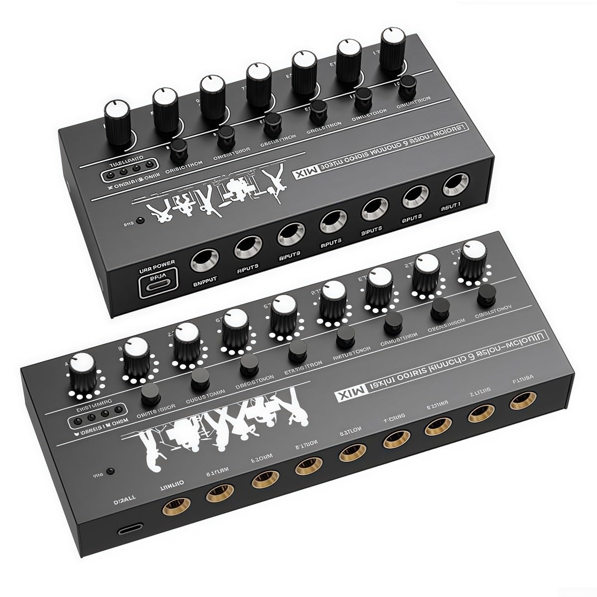 do mini miksera audio 6-kanałowego XLR USB do strumieniowego przesyłania