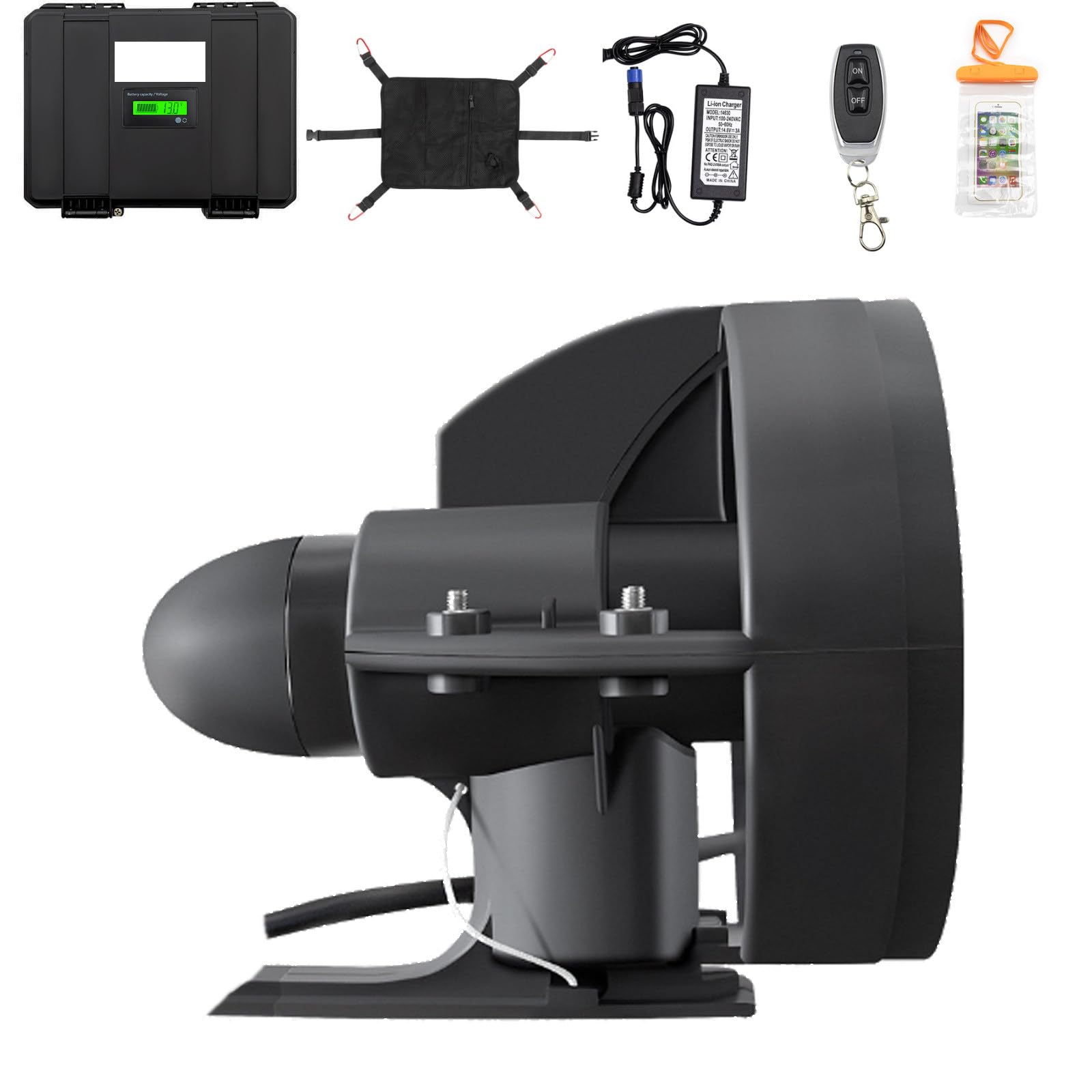 Propulsor para Tabla De Paddle Surf De 12 V | Motor De 288 W para Tabla De Surf Sup, Hélice Eléctrica para Kayak, Control Remoto, Compatible con Bases De Quilla De 23 Cm
