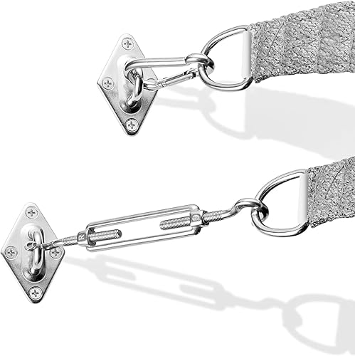 Miniatura 7 de Kit de accesorios para toldo, cable de tensión de acero de 24 pies (6 x 4) con kit de cabrestante, kit de instalación de parasoles para toldos