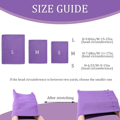 Miniatura 9 de SETSBO Cubiertas silenciosas para los oídos para perros, para protección de oídos, orejeras calmantes para perrosgatos, capucha para aliviar la