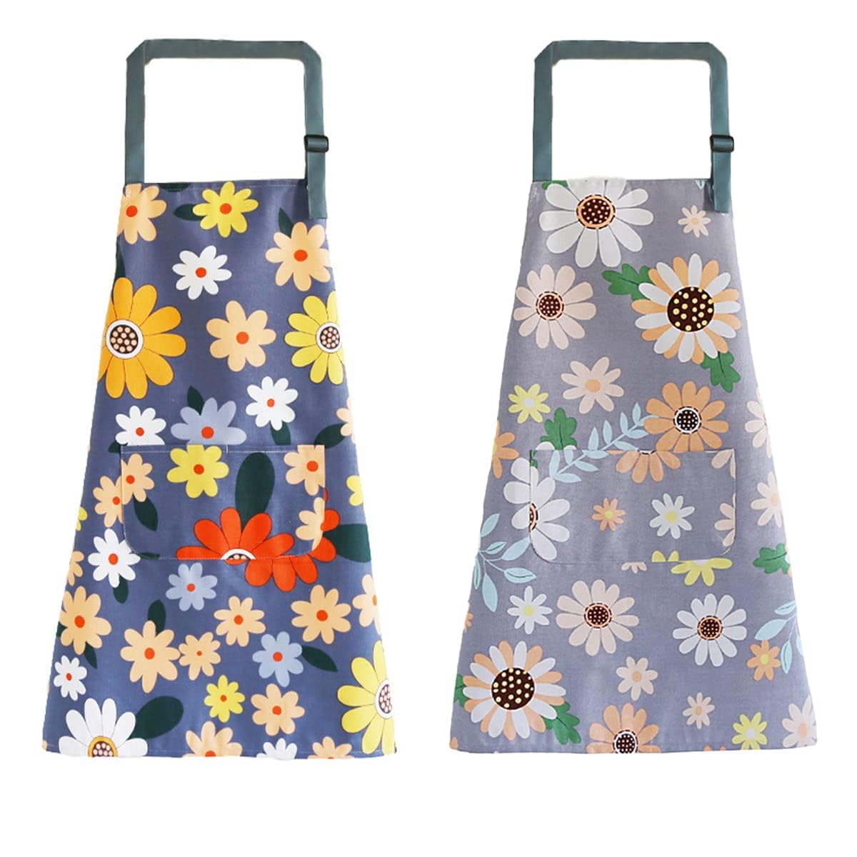 SWINILAYA 2 Piezas Delantal de Cocina Personalizado para Mujer - Mandil Original