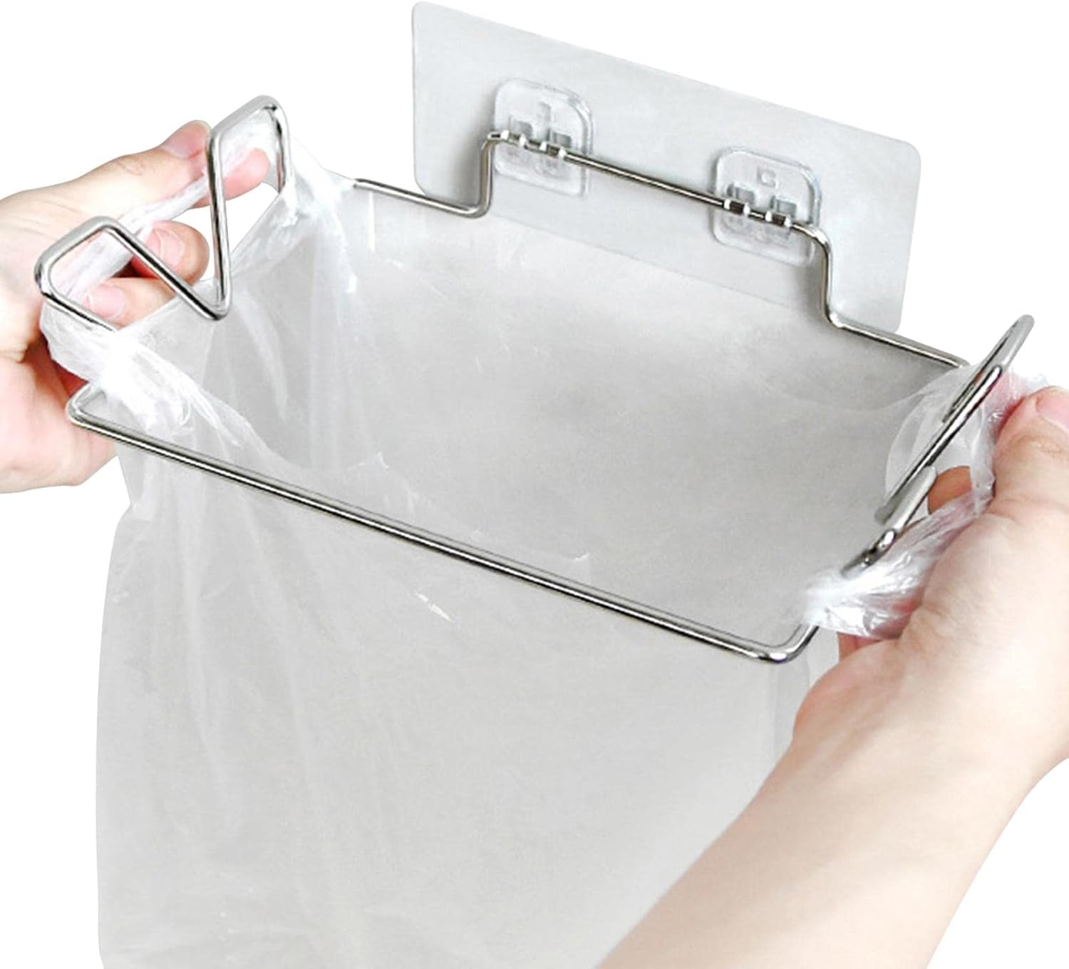 Wall Mount Trash Bag Holder,Camping Trash Can Trash Rack Garbage Bags Storage Organizer Rack