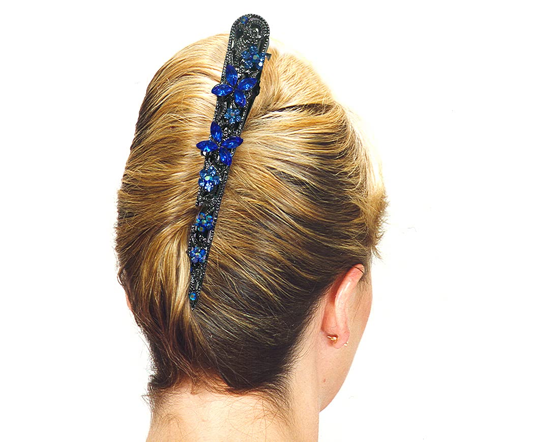 Dz Pk 12 Count JCGY Alligator Strong Metal Hair Clips Long Duckbill Clips Beakclips for Hair Upstyling for Women Girls NM86110-1-Dsap