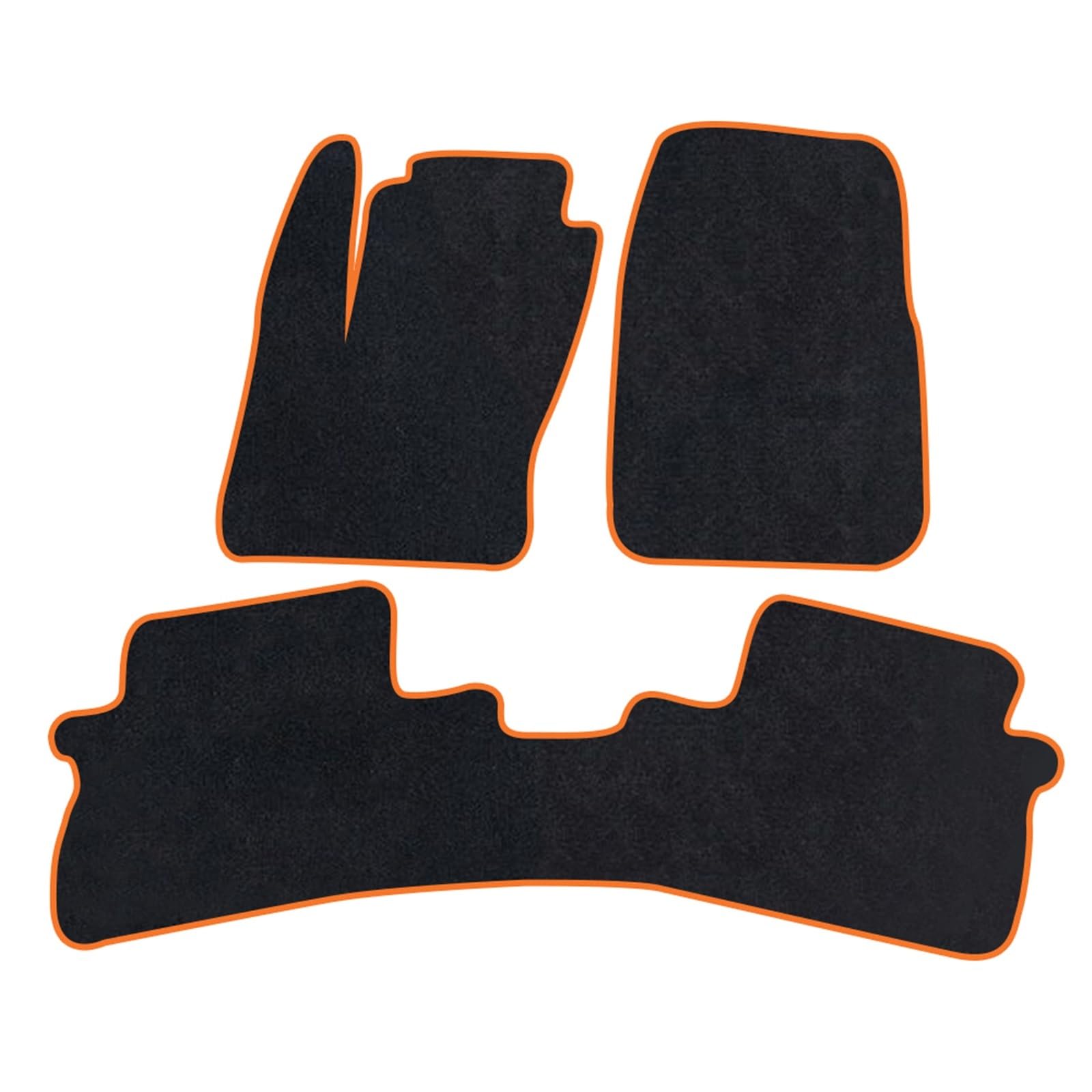 Tapis de sol de voiture haut de gamme Ford Kuga DM2 finition orange - 8