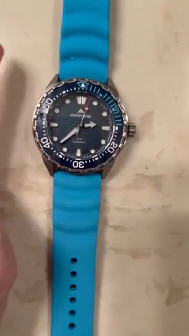 MAEN ダイバーズウォッチ ブルー MAEN ダイバーズウォッチ ブルー
