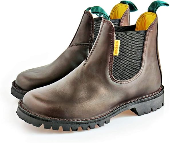 Jim Green Stockman Slip On Boots for Men Water Resistant Full Grain