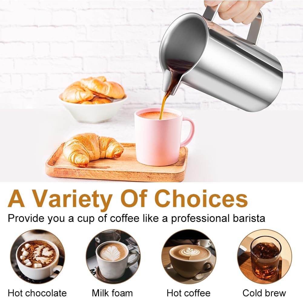 HOTUT French Press, 350ml Caffettiera Francese in Acciaio Inox, Caffettiera Pistone Filtro con 2 Fltri e Cucchiaio, Funzione Termica, Americano Macchina per Caffè o Tè, per 3 Tazze