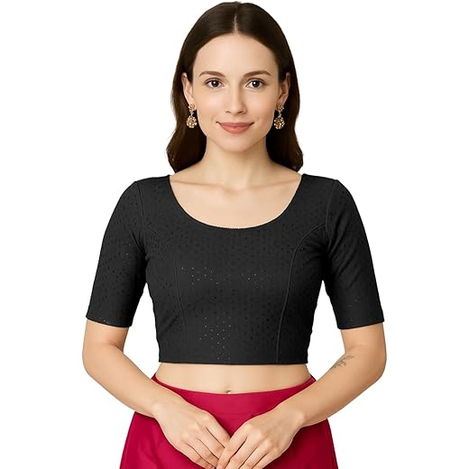 Jaanvi Womens Cotton Dobi Blouse