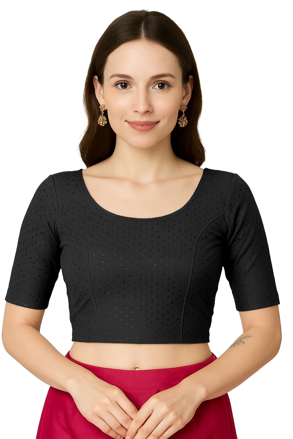 Women's Cotton Dobi Blouse - Readymade Stylish Blouse for Sarees | Comfortable & Trendy Ethnic Wear | Multiple Colors & Sizes