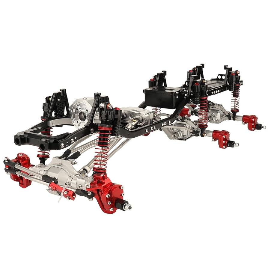 ☆THE GARAGE type27 ZXYRC Metal Alloy Upgraded 6x6 RC Car Chassis Frame with 2