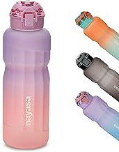 Nayasa Booster DLX 1500ml Water Bottle | BPA-Free, Leakproof, Unbreakable, Wide Mouth with Scale | Reusable Sports Bottle for Kids, Adults, Gym, Office, Travel – Pink