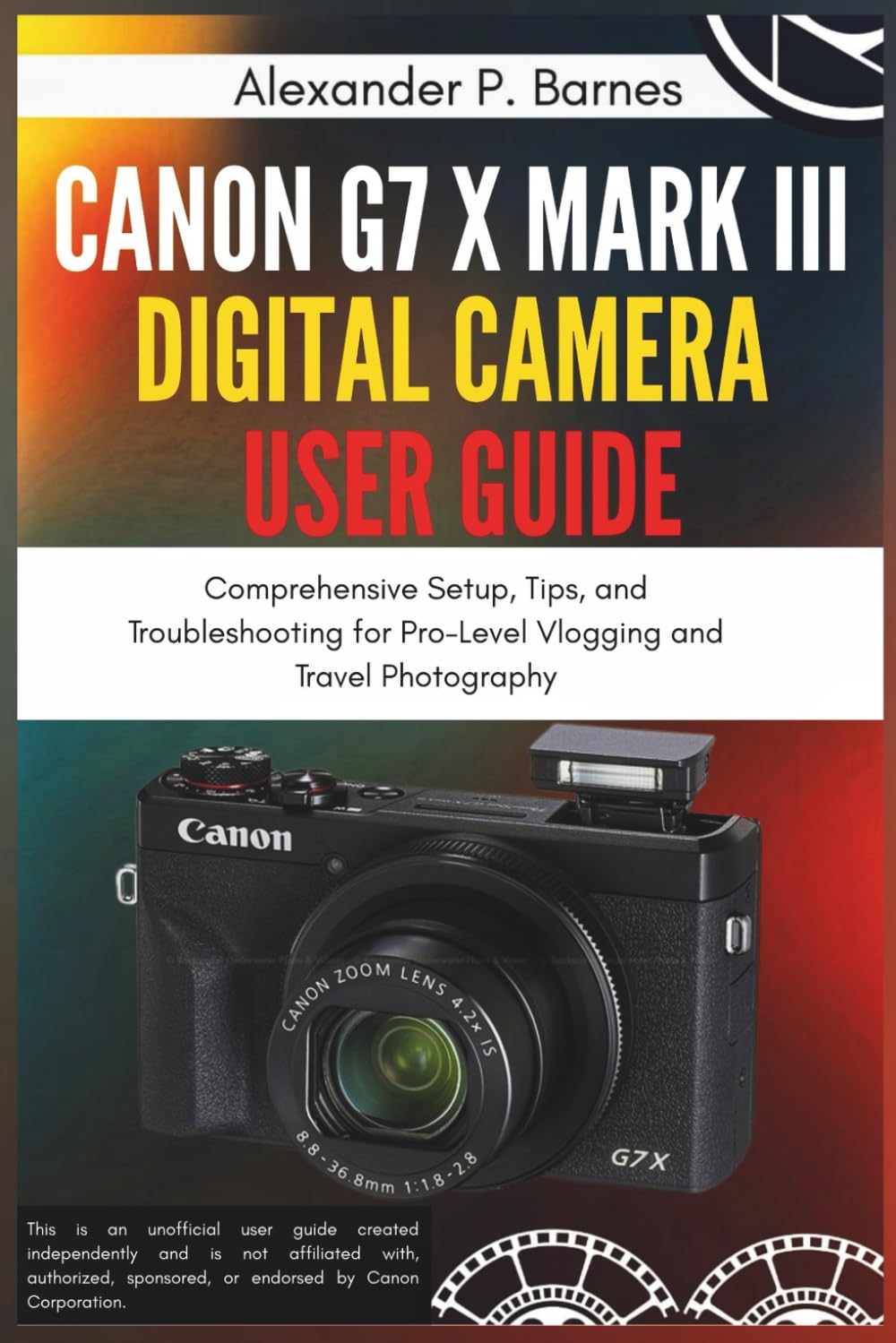 Livre de conseils photo voyage pour Canon G7 X Mark III
