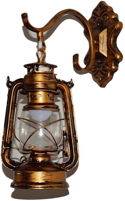 Wall Light Barn Lantern Wall Light Retro Antique Vintage Edison Oil Lamp Wall Hanging Lantern Nostalgia Rustic E27 Wall Lamp Lighting Lampshade Wall Sconces Kerosene Lamps Lighting for bar Cafe