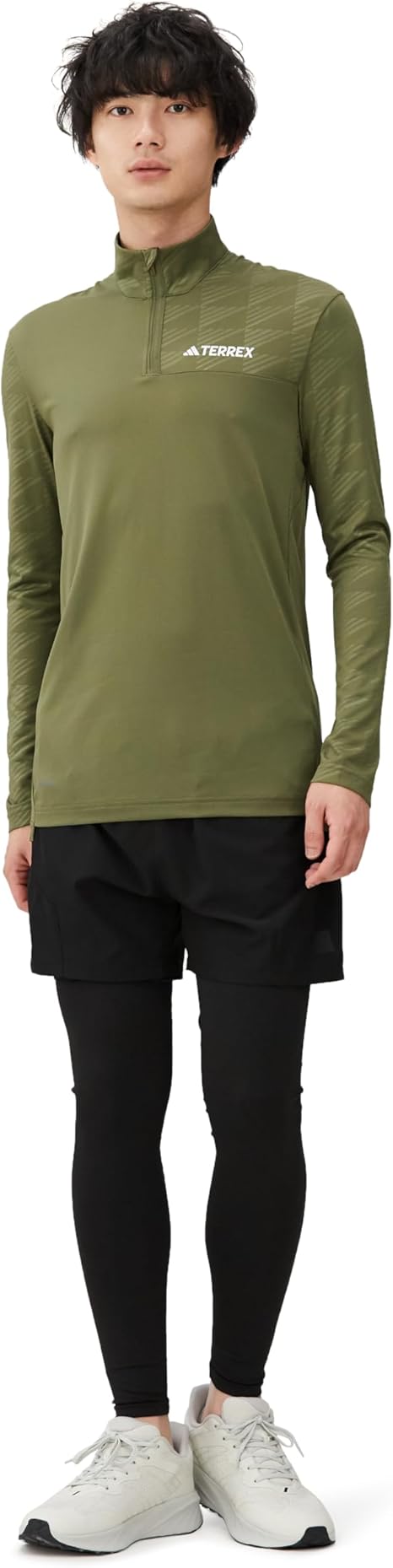 Amazon | [アディダス] 長袖 Tシャツ テレックス マルチ ハーフジップ