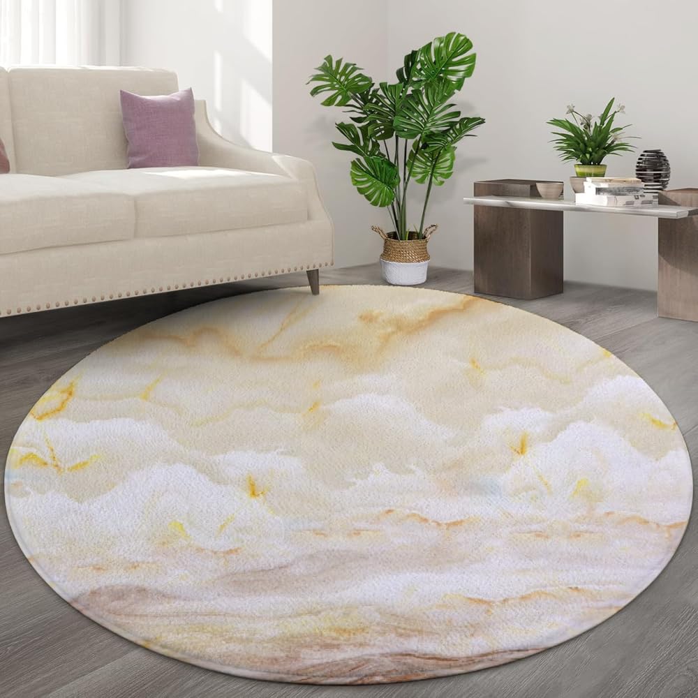 Tapis rond 3D montagne décoration canapé chambre et tapis enfant