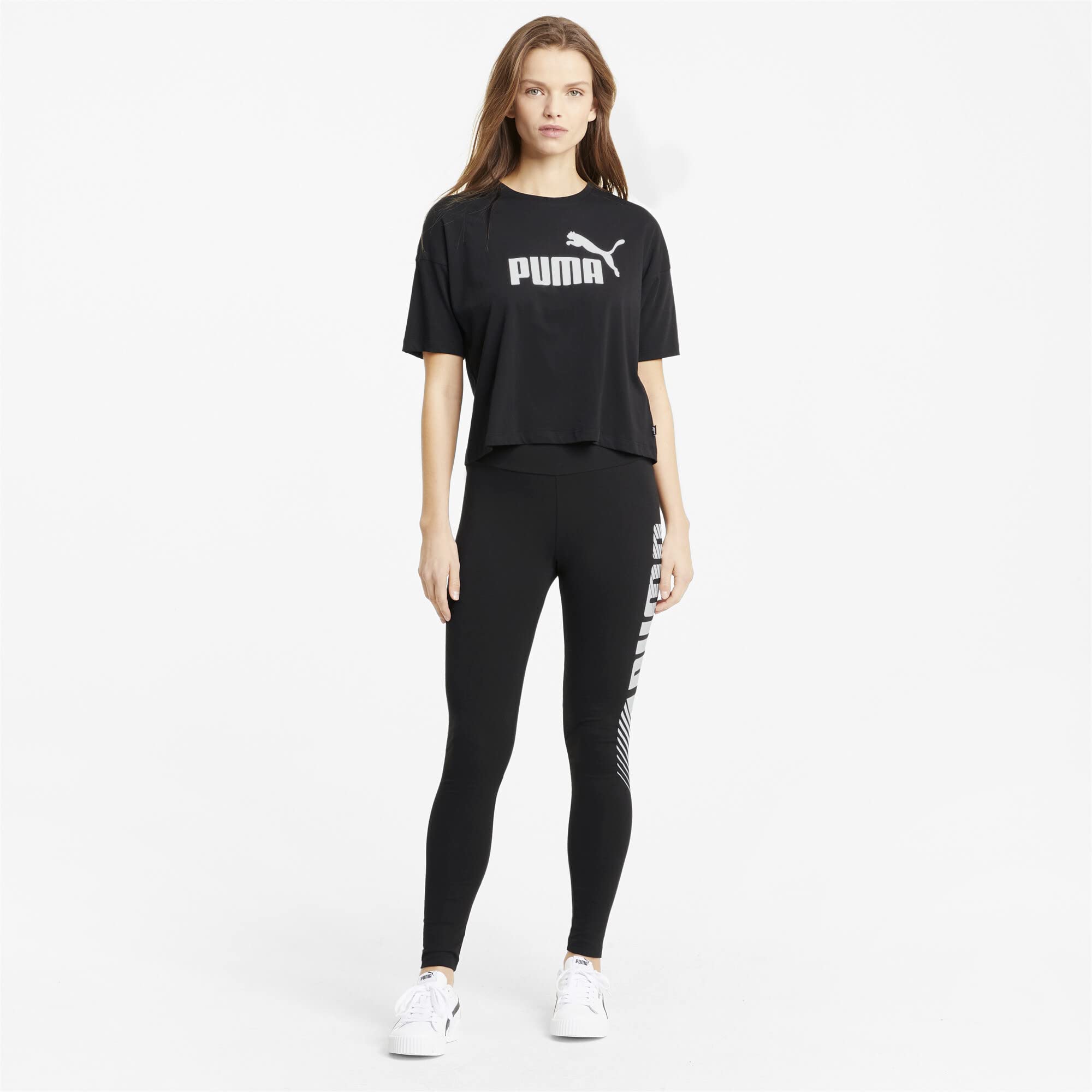 Puma - Ess Graphic Leggings, Leggins Donna