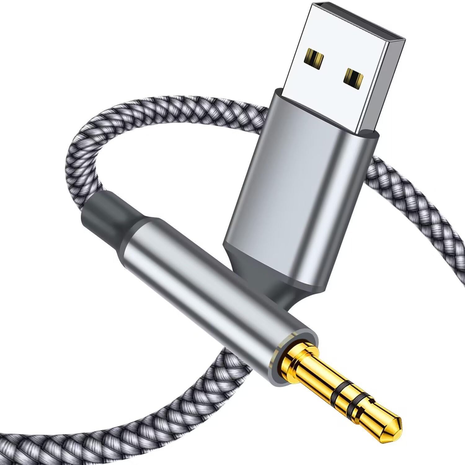 Amazon.com: Vcddom USB to 3.5mm TRS Audio Jack Adapter, Aux Cord