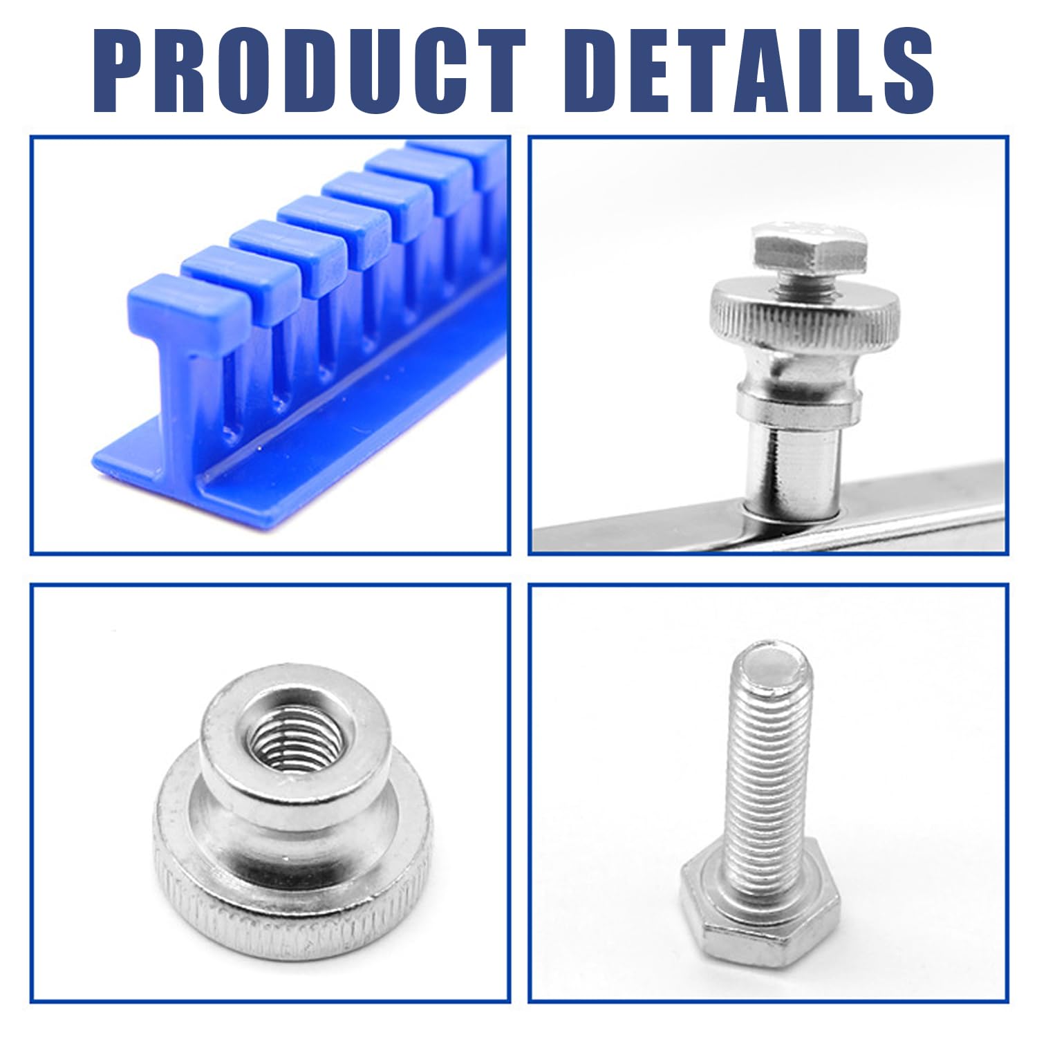 Kit Ripara Ammaccature, Tirabolli per Carrozzeria, Kit Levabolli Auto Professionali, Tira Bolli da Carrozzeria, per la Riparazione delle Ammaccature dei Veicoli, Blu, 6 Pezzi