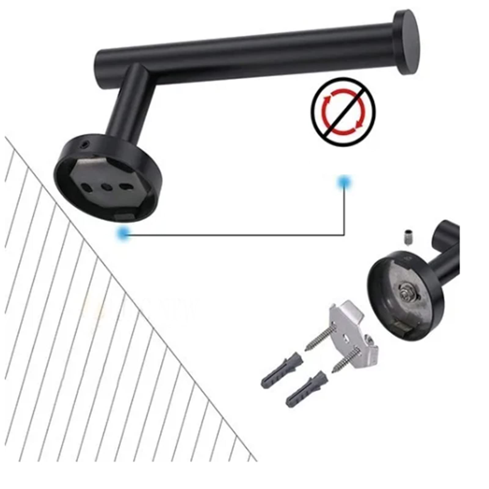Toilet Paper Holder Wall Mount - Image 4