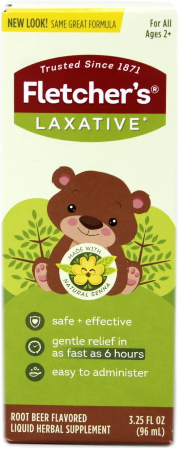 Fletcher's Laxative for Kids 3.50 oz (Pack of 4) : Health & Household