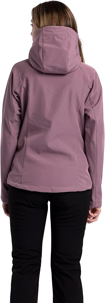 Trespass Womens/Ladies Bela II Waterproof Softshell Jacket (L) (Rose Tone)