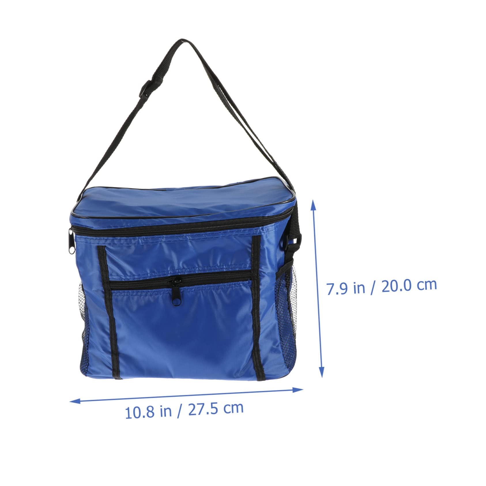 Borsa Termica per Cibo in Oxford Blu, Borsa Consegna