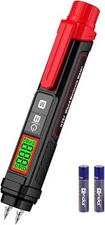 Wood Moisture Meter, Portable Pen Moisture Meter, Pin-Type Humidity Tester | 5 Calibration Scales for Wood, Firewood, Lumber, Bricks, Floors, Drywall
