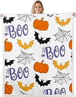 Vista 22 de Manfei Manta metálica de Halloween con diseño de araña robótica metálica para decoración de habitación de niños, manta de tela de araña para sofá
