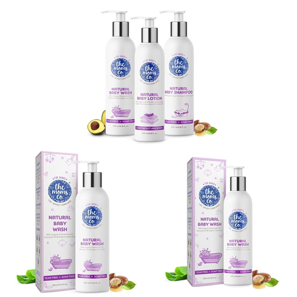 Buy The Moms Co. Baby Skin & Hair Care Bundle with Shampoo (200 ml