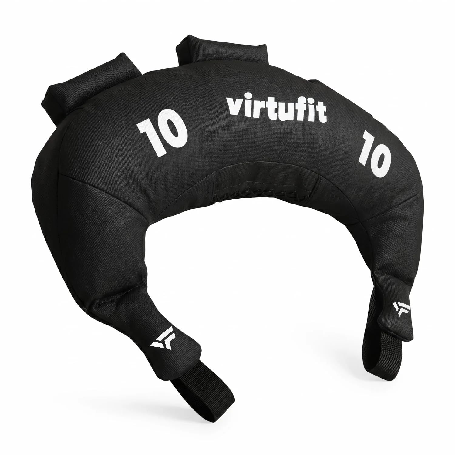 VirtuFit Bulgarian Bag 10 kg – torba fitness do treningu siłowego, treningu crossowego i treningu funkcjonalnego – worek treningowy z wieloma uchwytami