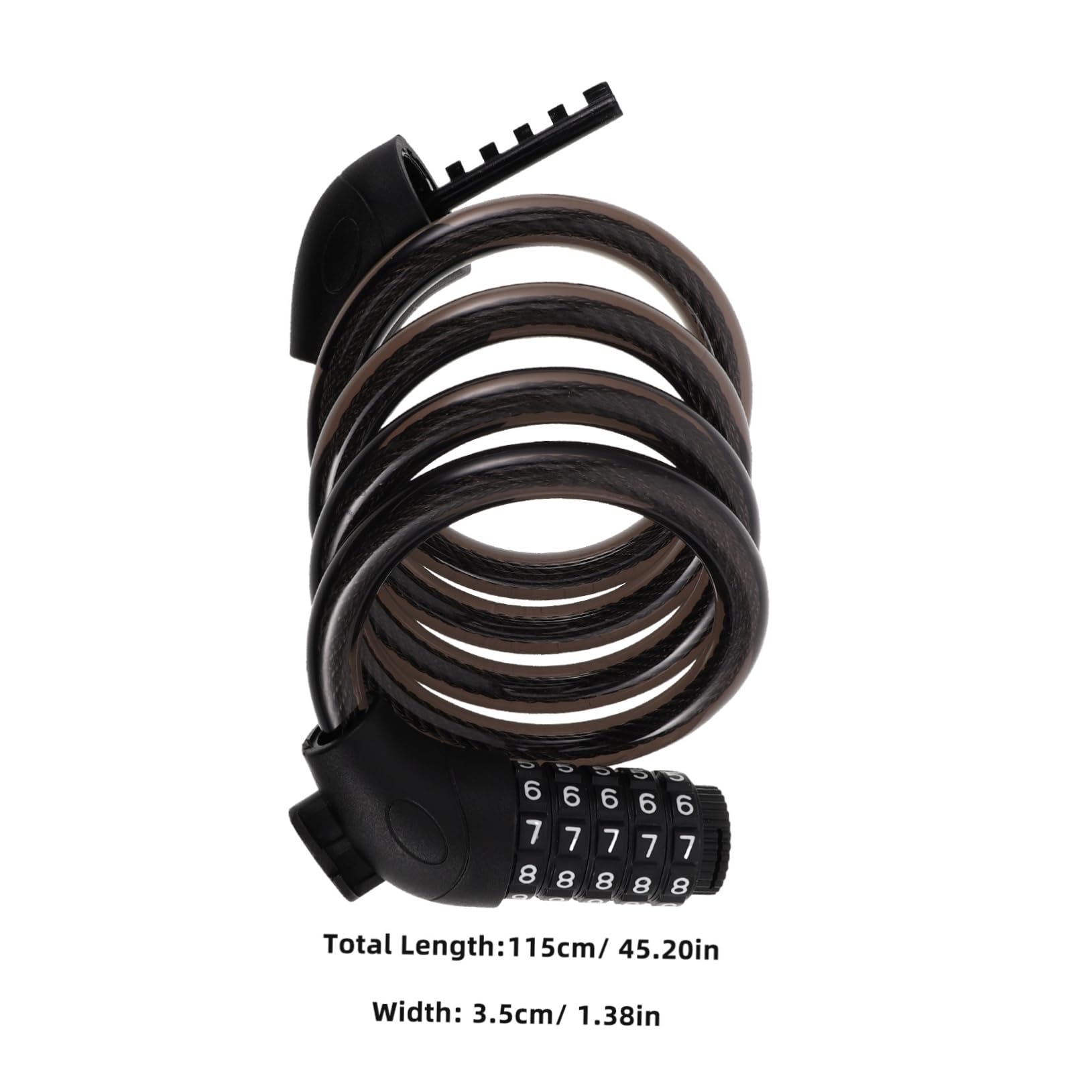 GALPADA Bicycle Combination Lock 2pcs Bike Chain Locks Anti-Theft Easy to Use for Mountain Road Bikes