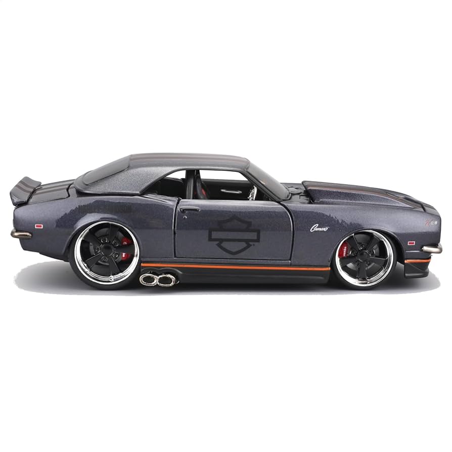 Amazon.com: Maisto 1968 Chevrolet Camaro Z/28 Dark Gray Metallic