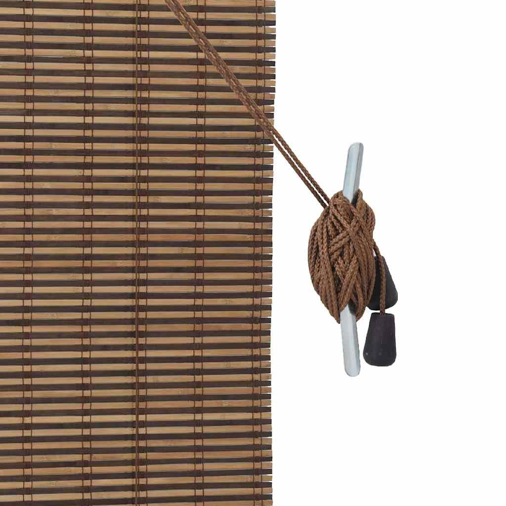 vidaXL Store Enrouleur Marron 100 x 160 cm Bambou