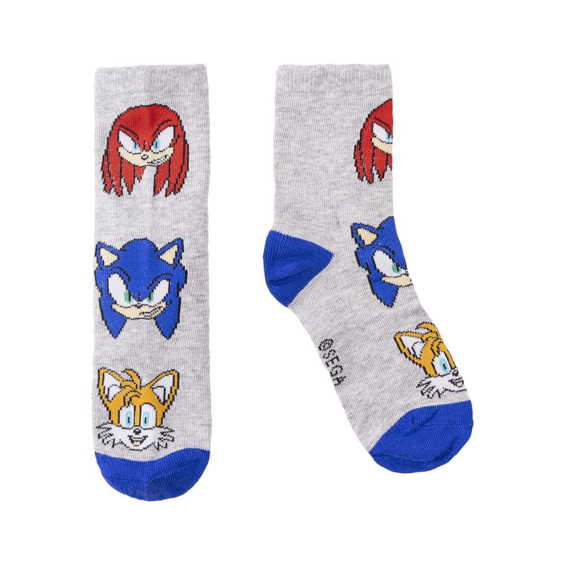 Sonic The Hedgehog Pack Calcetines de Sonic Calcetines Niños
