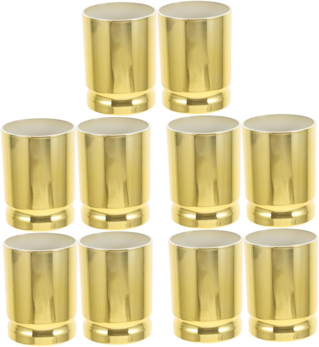 PRETYZOOM 5sets Plastic Drinking Cups Cups Bulk Reusable Mini Wine 50ml for Party Restaurant Cafe 2pcs*5