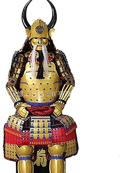 Amazon.co.jp: 手作り甲冑 兜 武士 鉄鎧 等身大甲冑 足 大人用 | 和