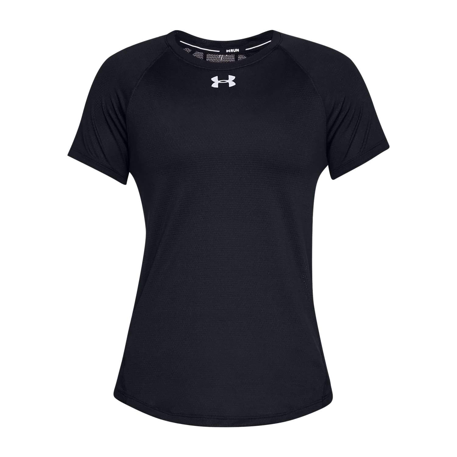 Under Armour UA Qualifier Short Sleeve, Breathable and Light Ladies T Shirt, Comfortable Running Apparel for Women Women, Green (Coded Blue ), S