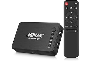 AGPTEK Updated 4K@30hz HDMI Multimedia Player for TV