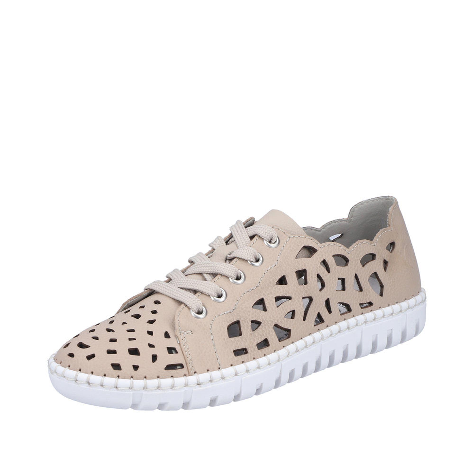Rieker Women's M2315 Lace Up Shoes, Beige, 38 EU
