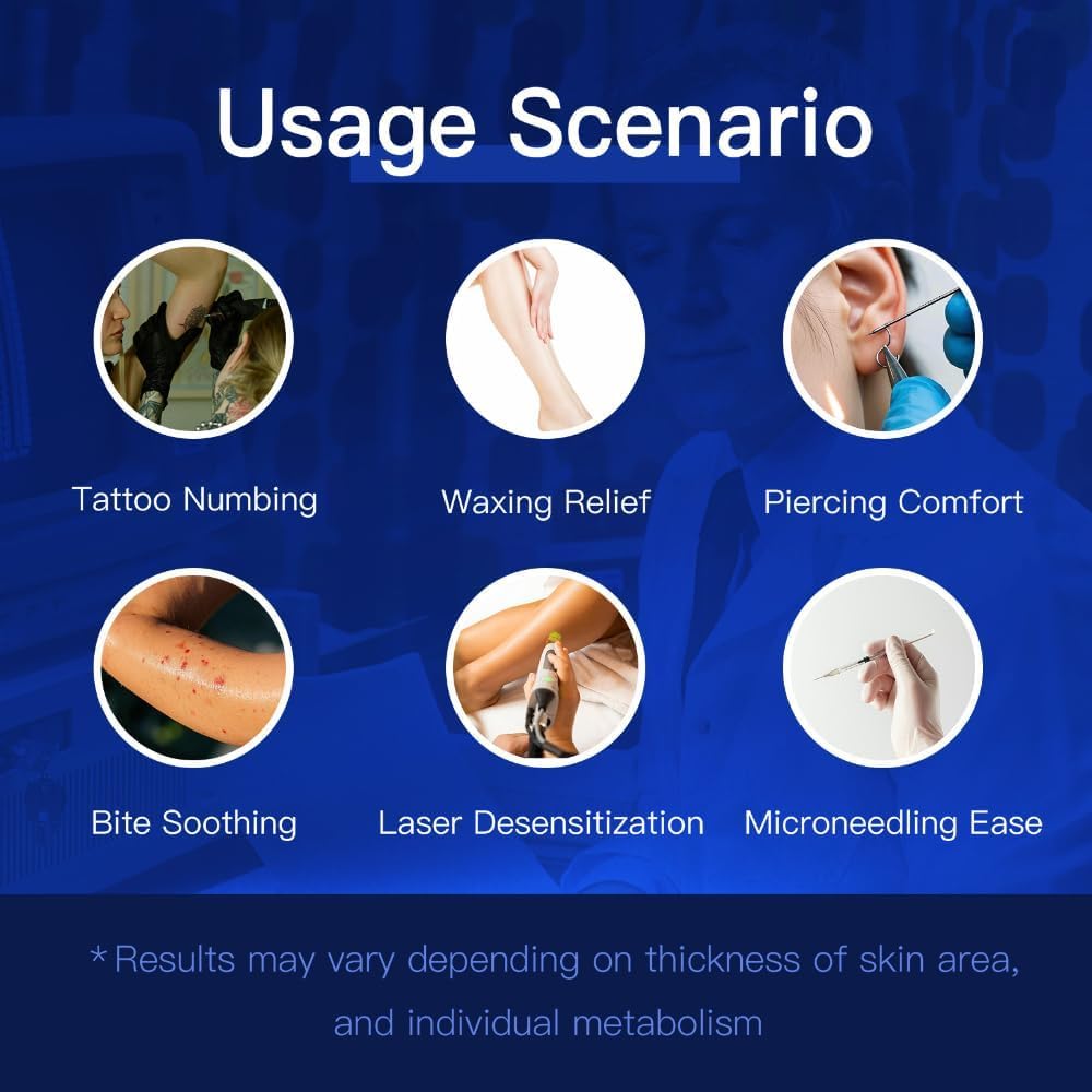 Numbing Cream 50g, Extra Strength Skin Comfort Cream, Fast Absorbing Smooth Formula for Skin Preparation — view 3