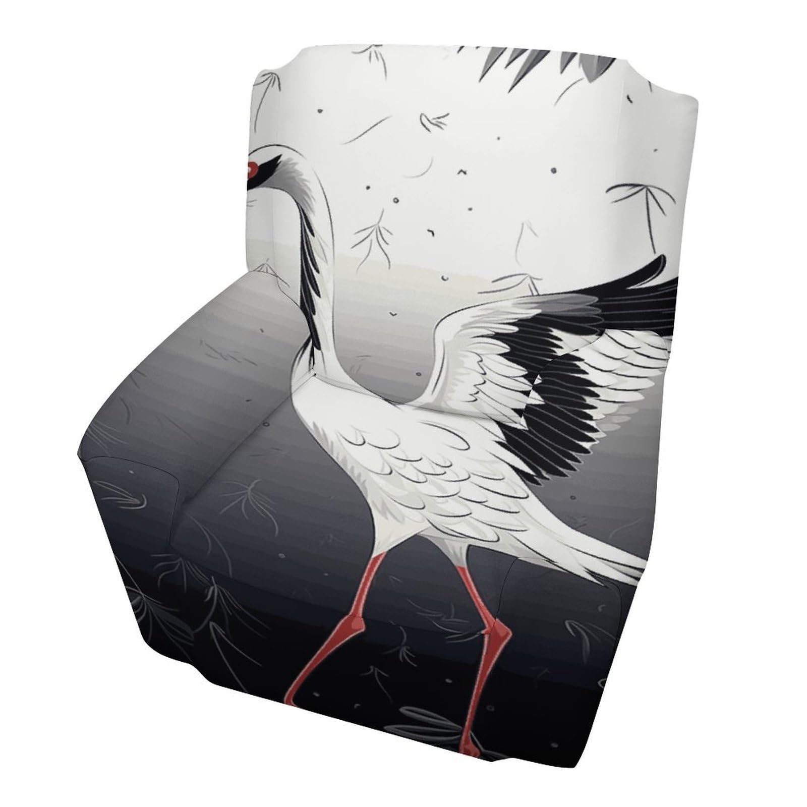 Fekiloot Style Japanese Crane Couch Cover Sofa Cover Sofa Slipcover
